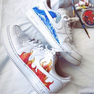 nike shoes fire design